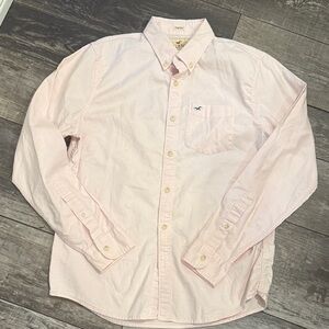 Hollister Men's Light Pink Casual Shirt